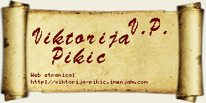 Viktorija Pikić vizit kartica